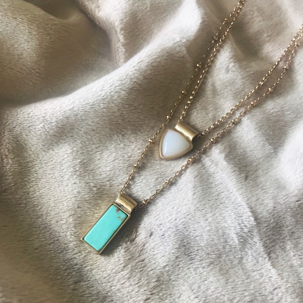 ✨Long double layered necklace✨